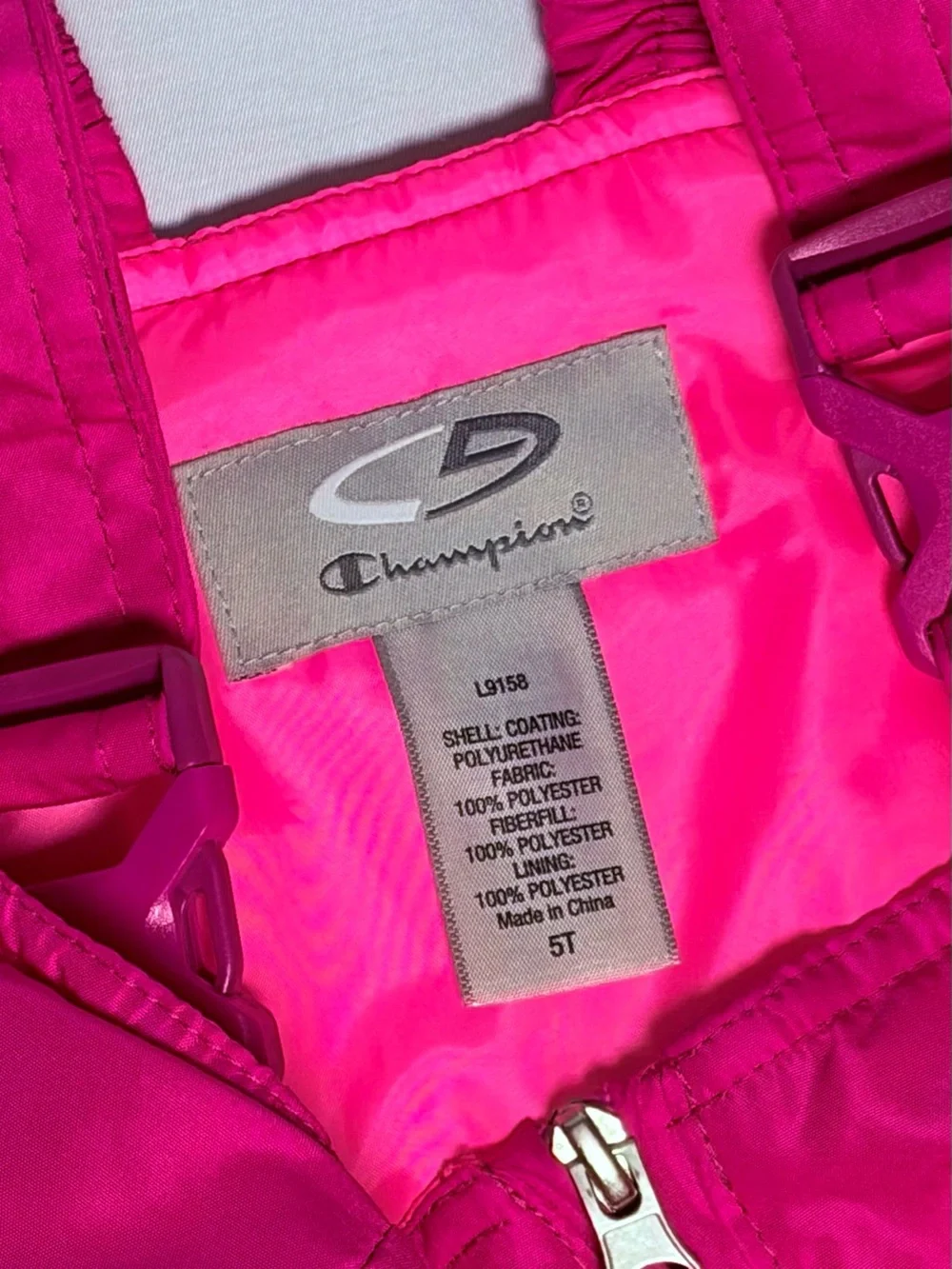 Champion Insulated Ski Bibs Snowsuit Venture Dry Toddler Girls 5T Pink Excellent